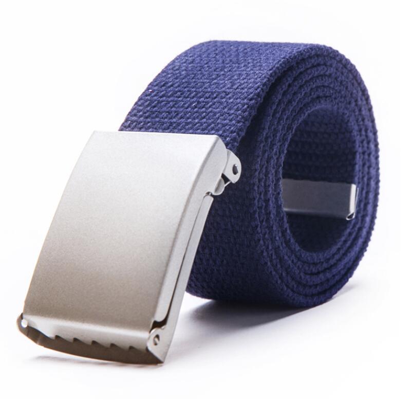 Webbing Belt with Metal Buckle-streetwear-techwear