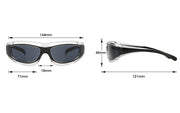 Wrap Around Y2K Sunglasses-streetwear-techwear