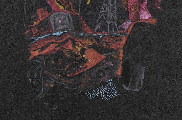 BLACK AIR 'Destruction' Washed Cotton Oversize T-Shirt-streetwear-techwear