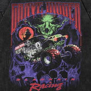 BLACK AIR 'Grave Digger' Washed Cotton Jersey Graphic T-Shirt-streetwear-techwear