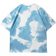 Cloud Print Senseless T-Shirt-streetwear-techwear-street-style-mens-womens-fashion