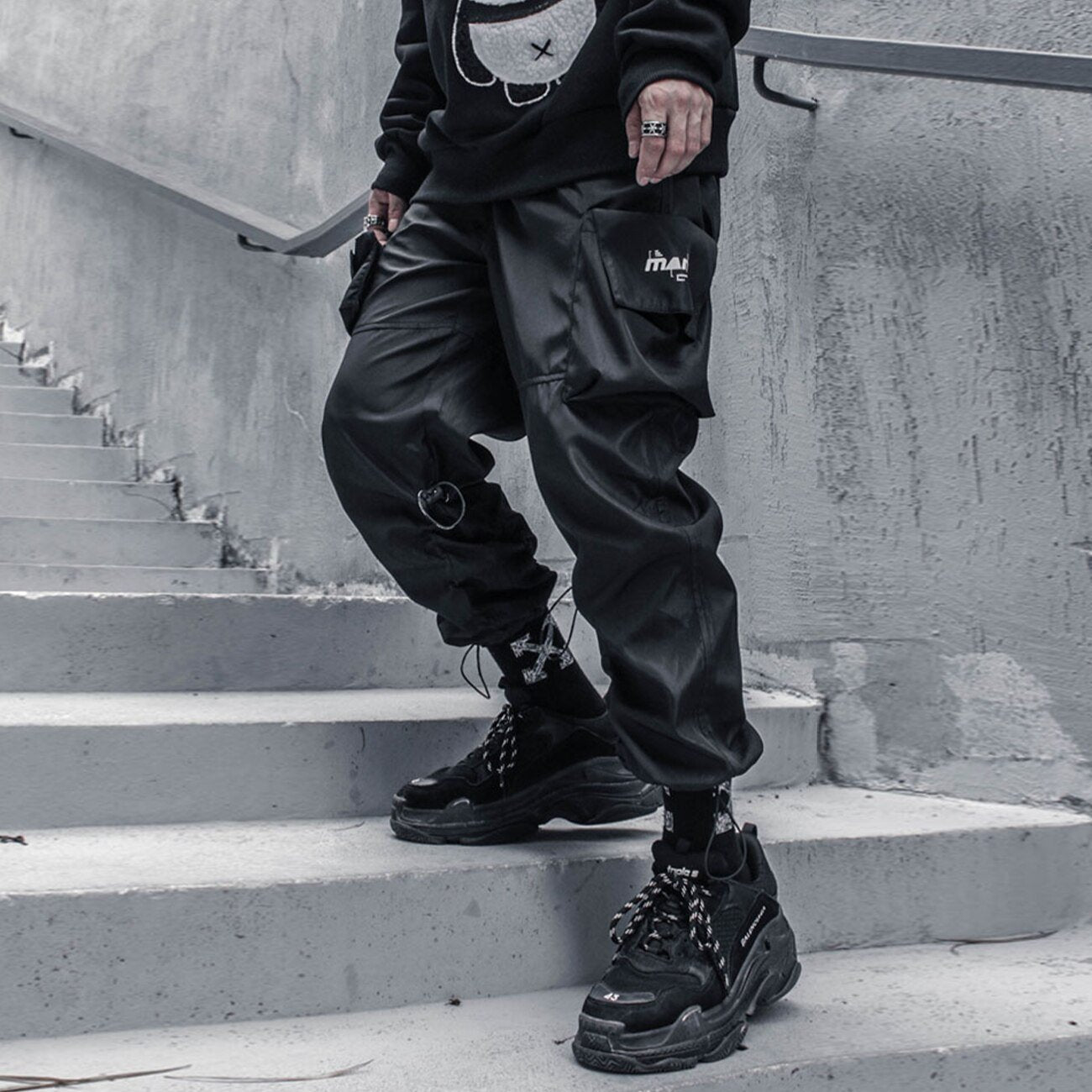 Deluxe Tactical Parachute Pants-streetwear-techwear