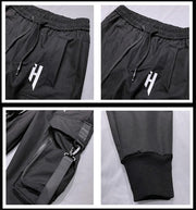 H Oversized Pocket Cargo Pants-streetwear-techwear