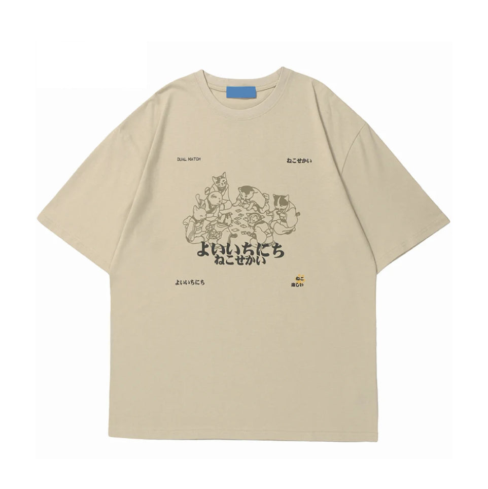 'Lucky Cats' Graphic Tee