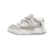 Chunky Lace Platform Sneakers-streetwear-techwear