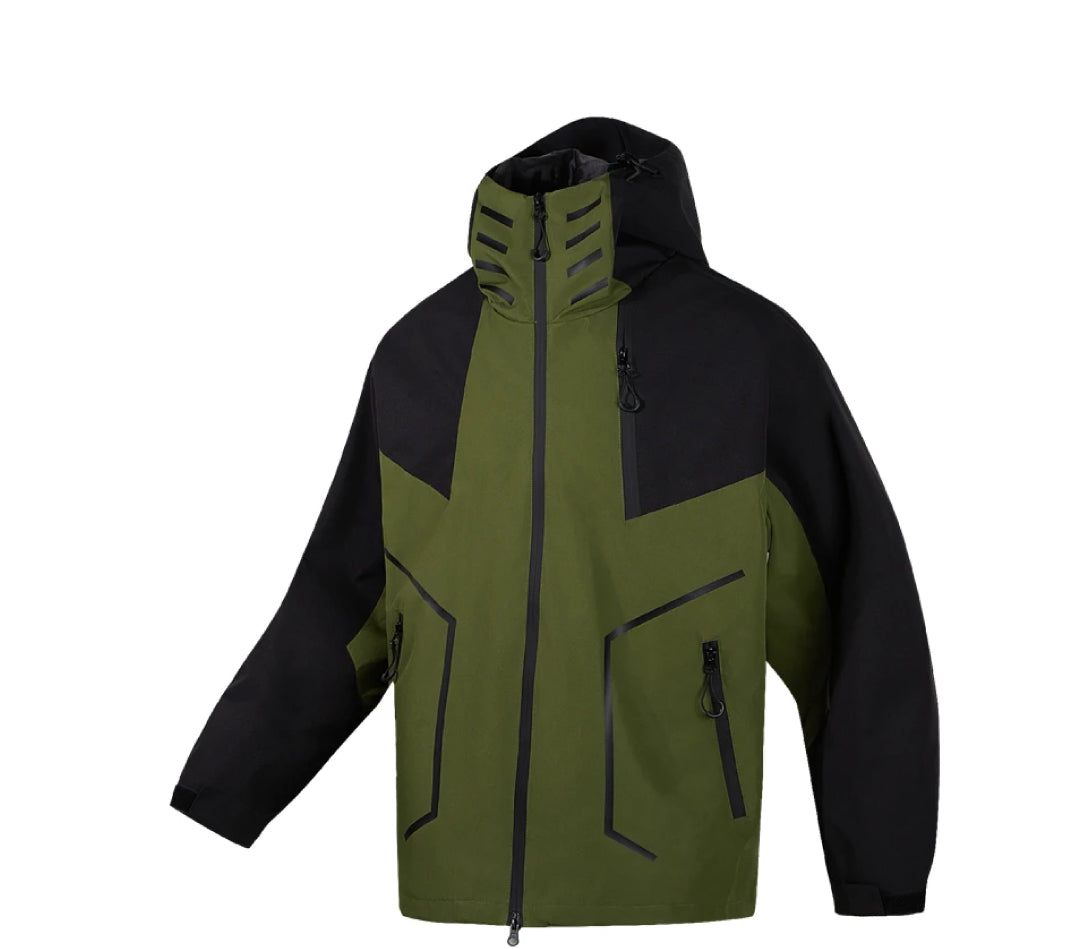 Colour Block Windbreaker Jacket