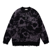 All-Over Skull Knit-streetwear-techwear