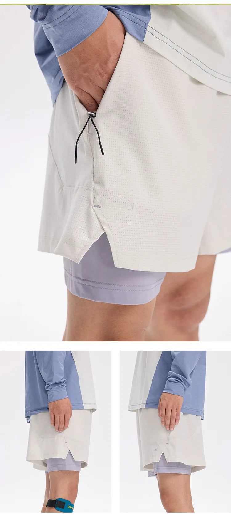 2 in 1 Airflow Run Shorts-streetwear-techwear