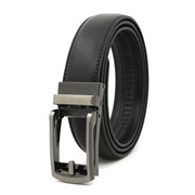 3.5cm Genuine Leather Automatic Buckle Belt-streetwear-techwear