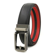 3.5cm Genuine Leather Automatic Buckle Belt-streetwear-techwear