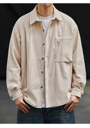 90's Fit Corduroy Shirt-streetwear-techwear