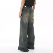 90's Wash Baggy Jeans-streetwear-techwear
