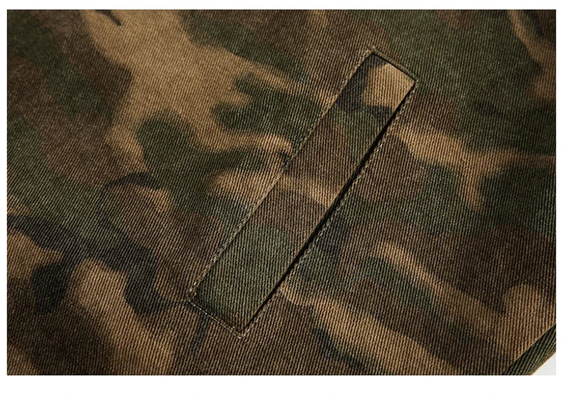 ANSWER ME Vintage Look Camo Workwear Jacket-streetwear-techwear