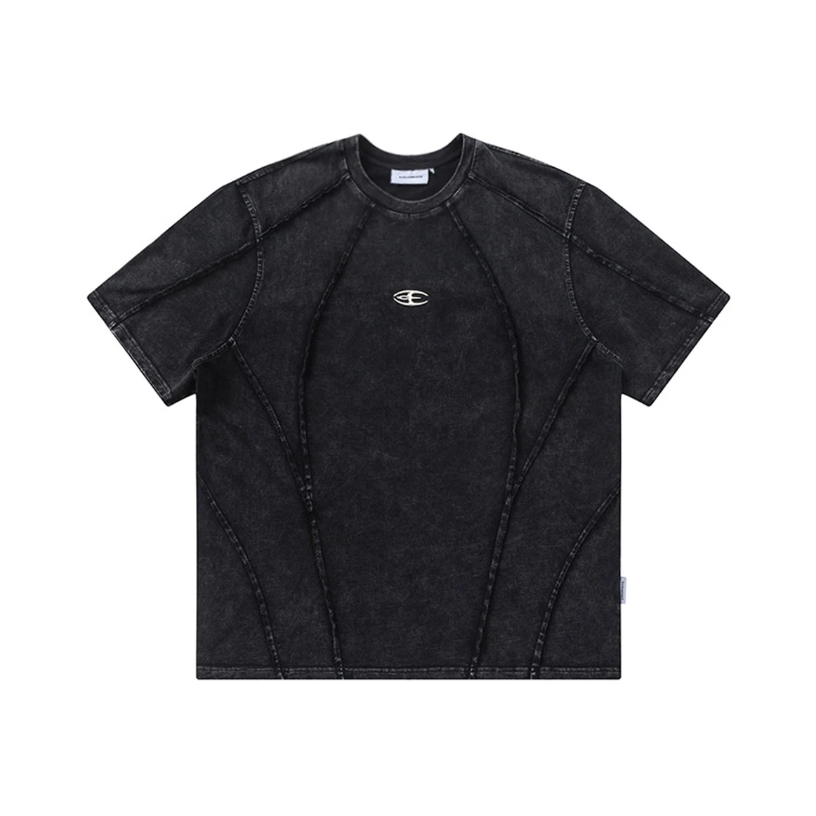 Acid Wash Seam Detail T-Shirt | Streetwear at Before the High Street