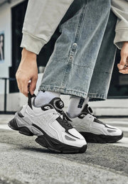 'Antenna' Chunky Sole Sneakers-streetwear-techwear