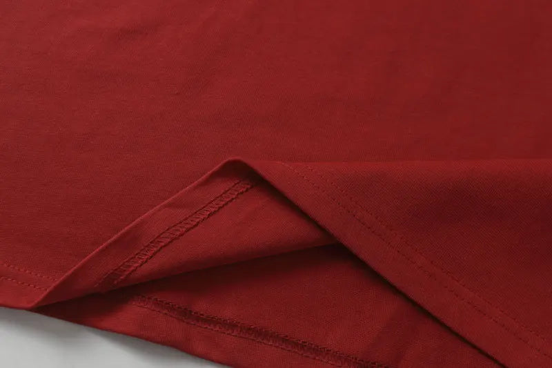 Apple Applique Stitch T-Shirt-streetwear-techwear