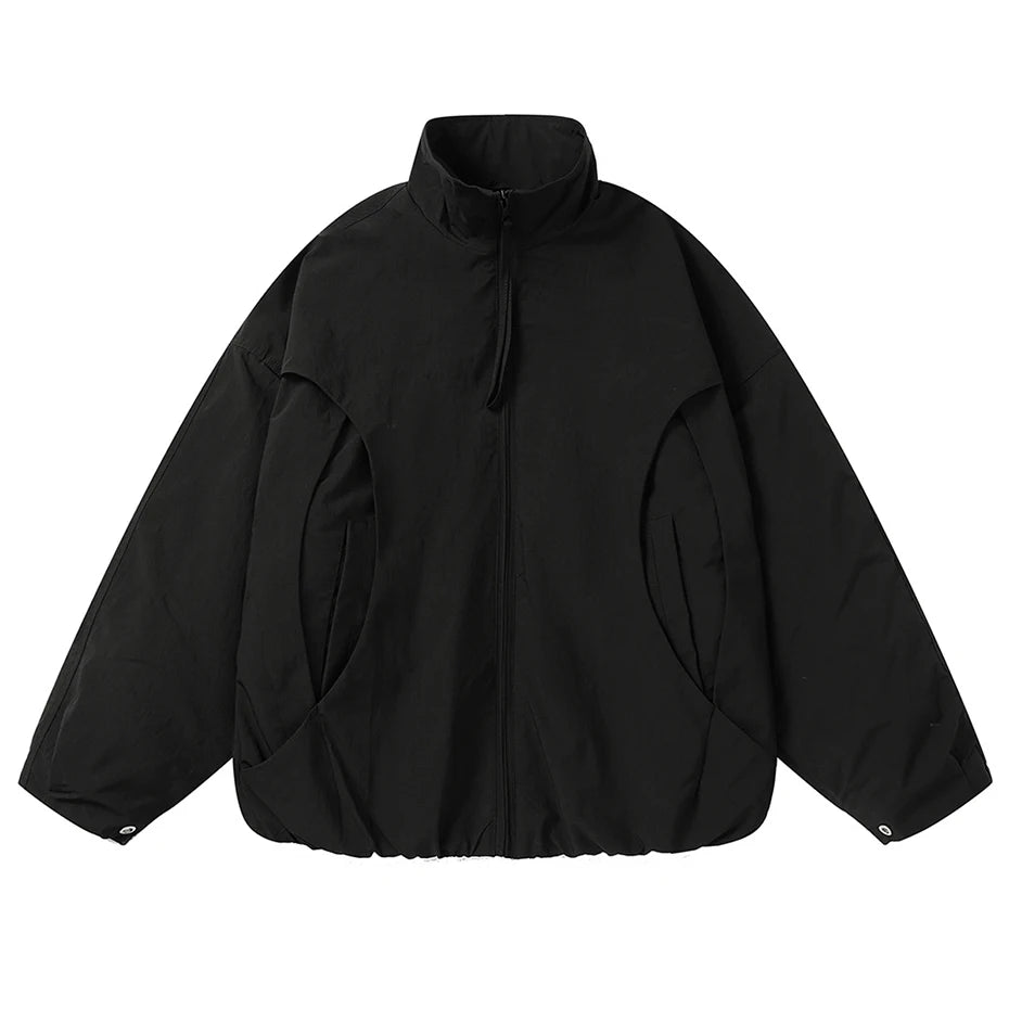 Arc Seam Zip Jacket-streetwear-techwear