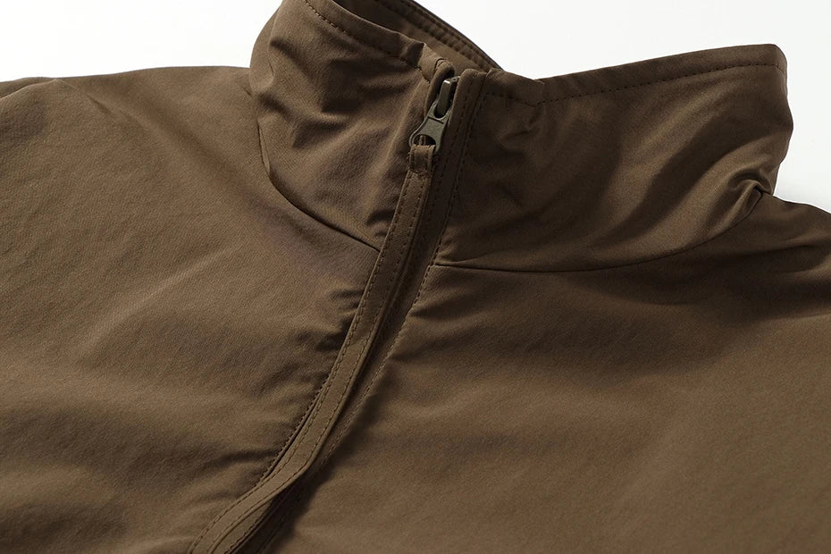 Arc Seam Zip Jacket-streetwear-techwear