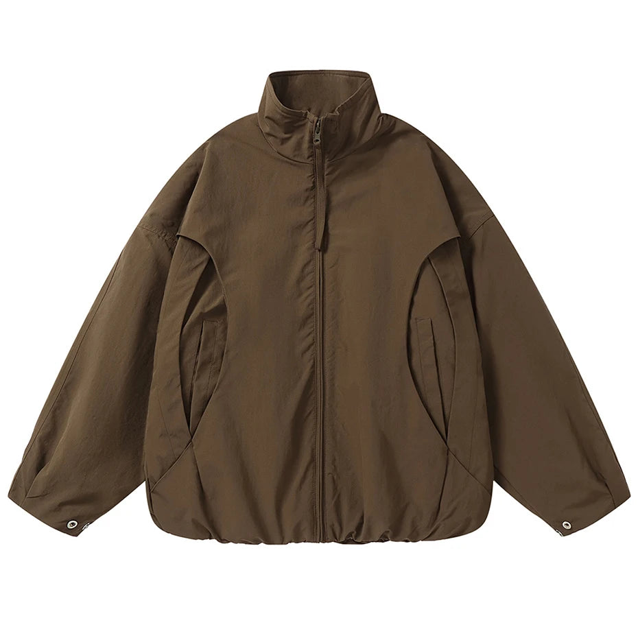 Arc Seam Zip Jacket-streetwear-techwear