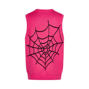 BLACK AIR Spider Jacquard Sweater Vest-streetwear-techwear