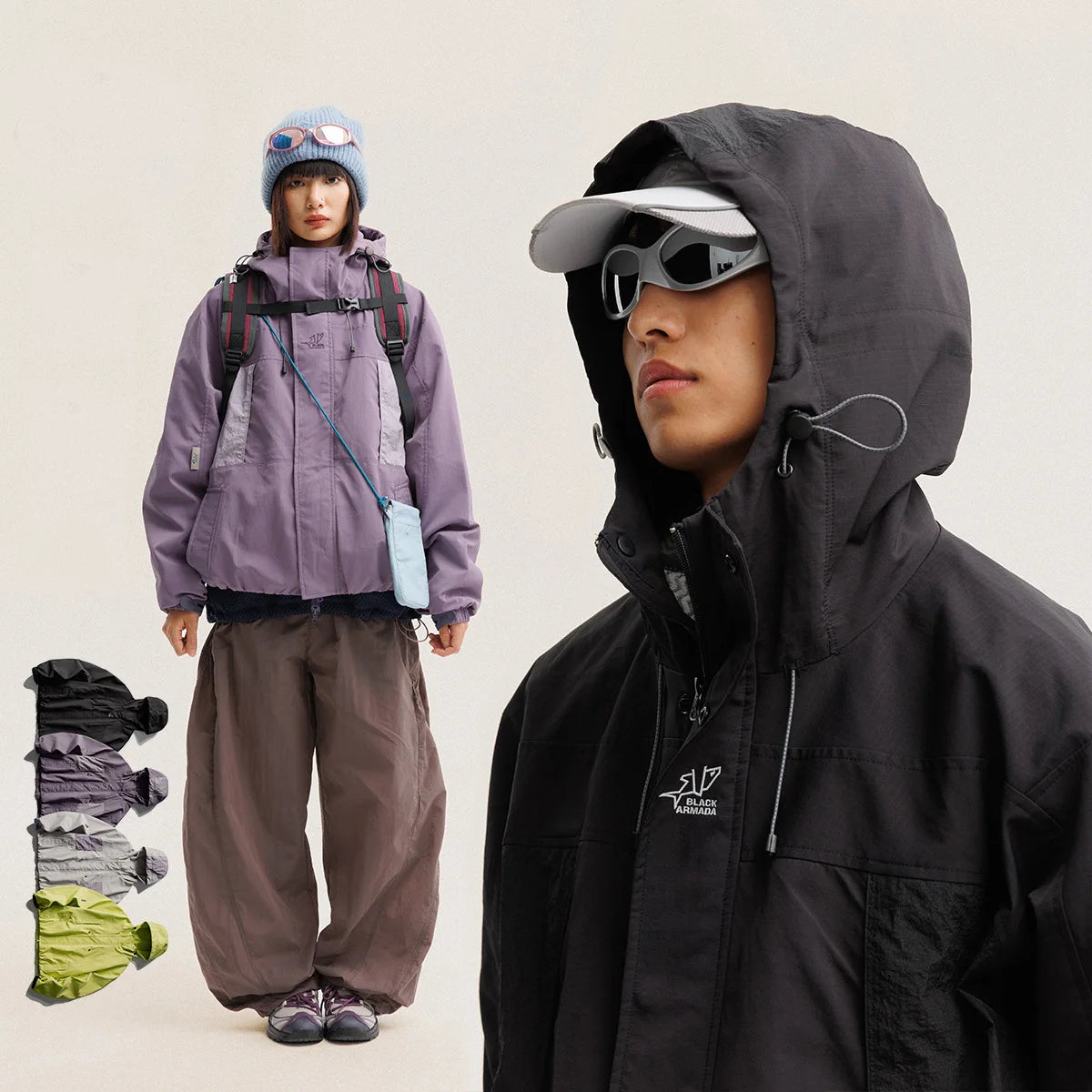 BLACK ARMADA Motion Trek Shell Jacket-streetwear-techwear