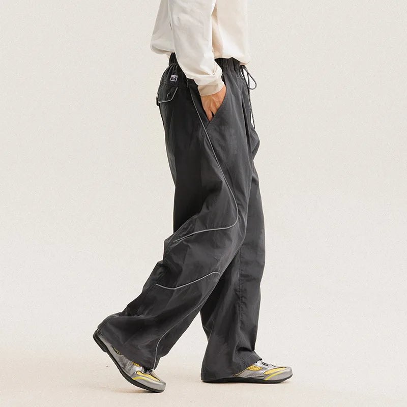 BLACK ARMADA Reflective Flow Track Pants-streetwear-techwear