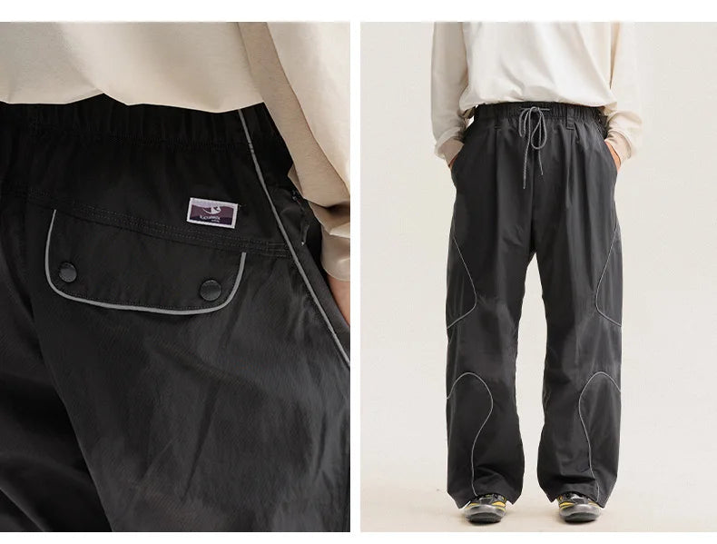 BLACK ARMADA Reflective Flow Track Pants-streetwear-techwear