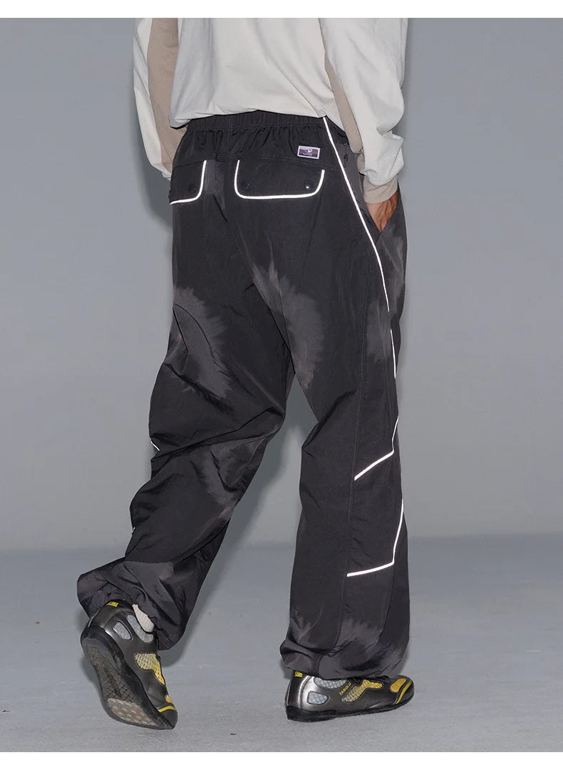 BLACK ARMADA Reflective Flow Track Pants-streetwear-techwear