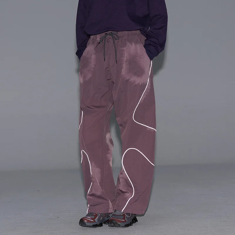 BLACK ARMADA Reflective Flow Track Pants-streetwear-techwear
