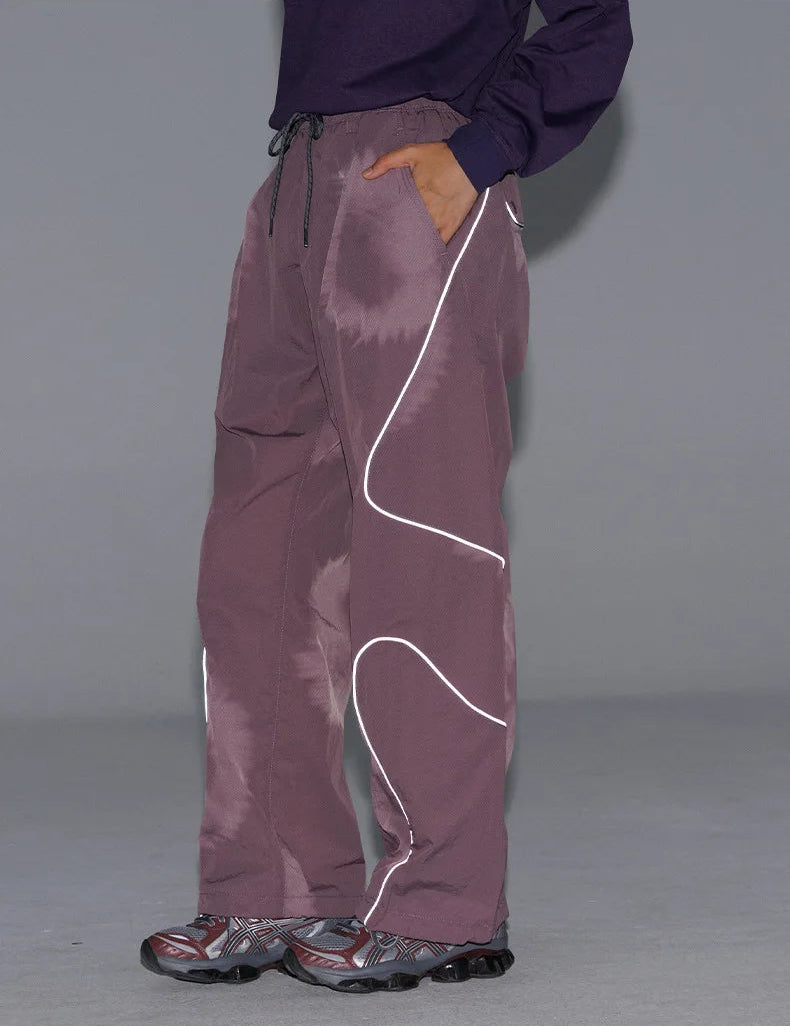 BLACK ARMADA Reflective Flow Track Pants-streetwear-techwear