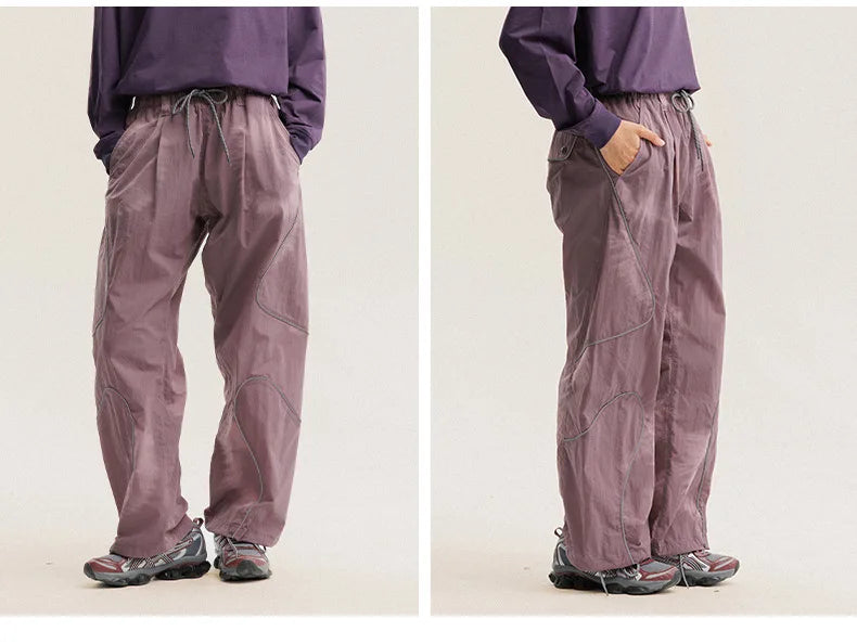 BLACK ARMADA Reflective Flow Track Pants-streetwear-techwear