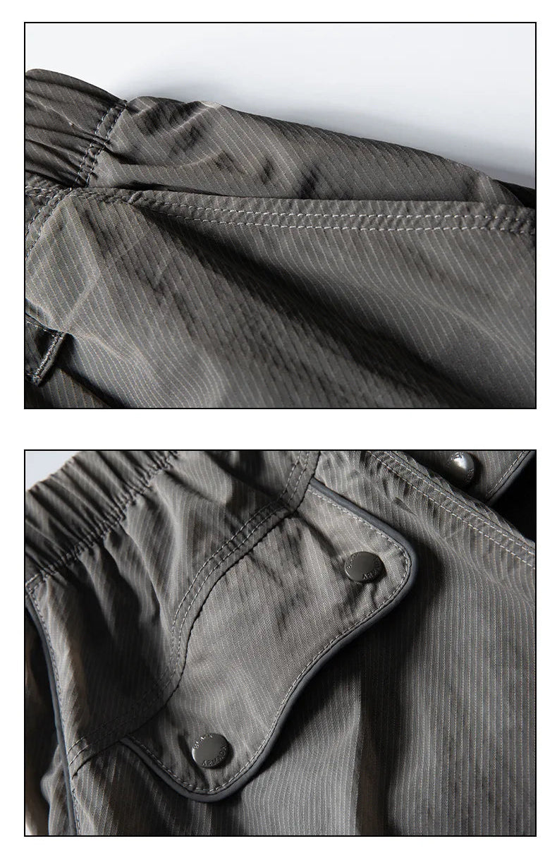 BLACK ARMADA Reflective Flow Track Pants-streetwear-techwear