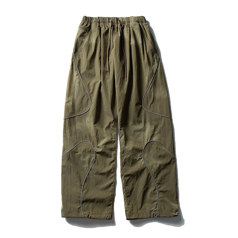 BLACK ARMADA Reflective Flow Track Pants-streetwear-techwear