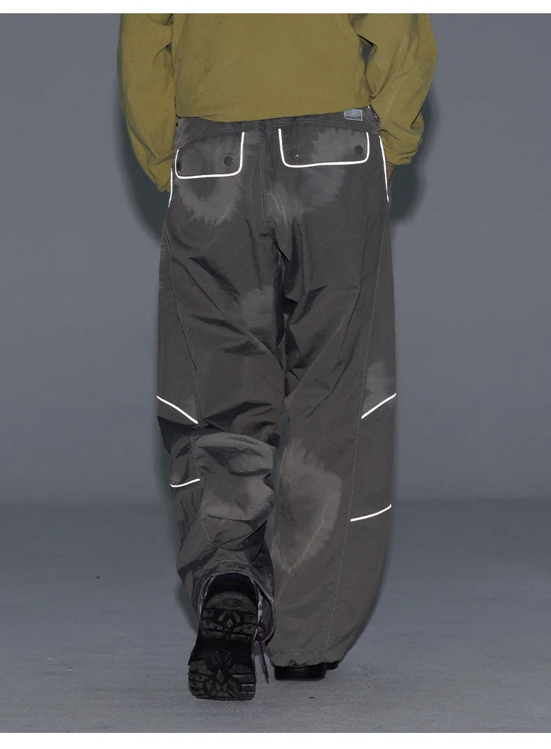 BLACK ARMADA Reflective Flow Track Pants-streetwear-techwear