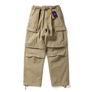 BREAD & DENIM Washed Twill Military Pants-streetwear-techwear