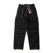 BREAD & DENIM Washed Twill Military Pants-streetwear-techwear