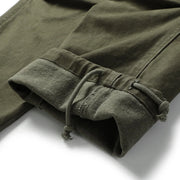 BREAD & DENIM Washed Twill Military Pants-streetwear-techwear