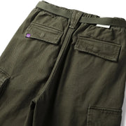 BREAD & DENIM Washed Twill Military Pants-streetwear-techwear
