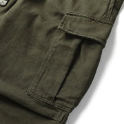 BREAD & DENIM Washed Twill Military Pants-streetwear-techwear
