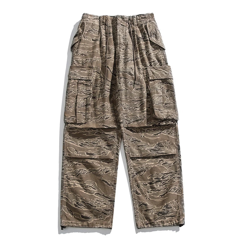 Baggy Camo Cargo Pants-streetwear-techwear