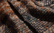 Boucle Texture Check Overshirt-streetwear-techwear