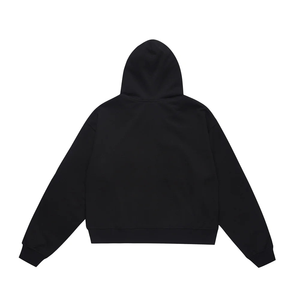 Boxy Zip up Hoodie Streetwear at Before the High Street