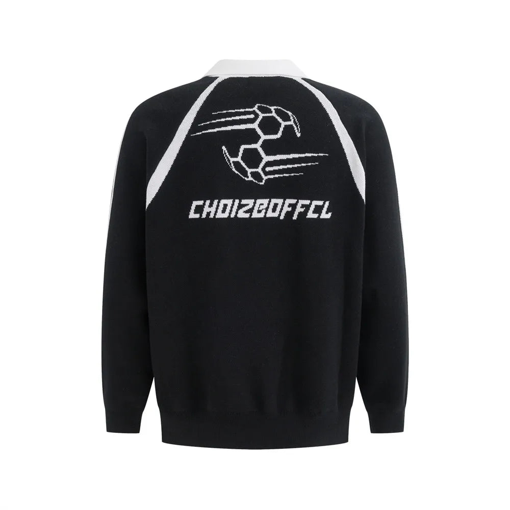 CHOIZE Knitted Sport Polo-streetwear-techwear