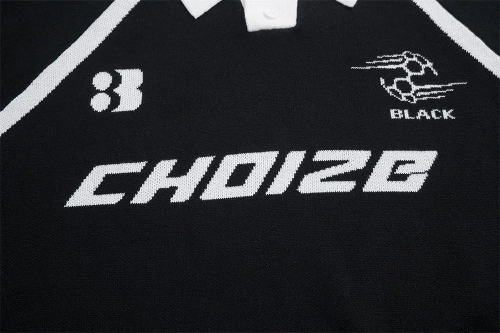 CHOIZE Knitted Sport Polo-streetwear-techwear