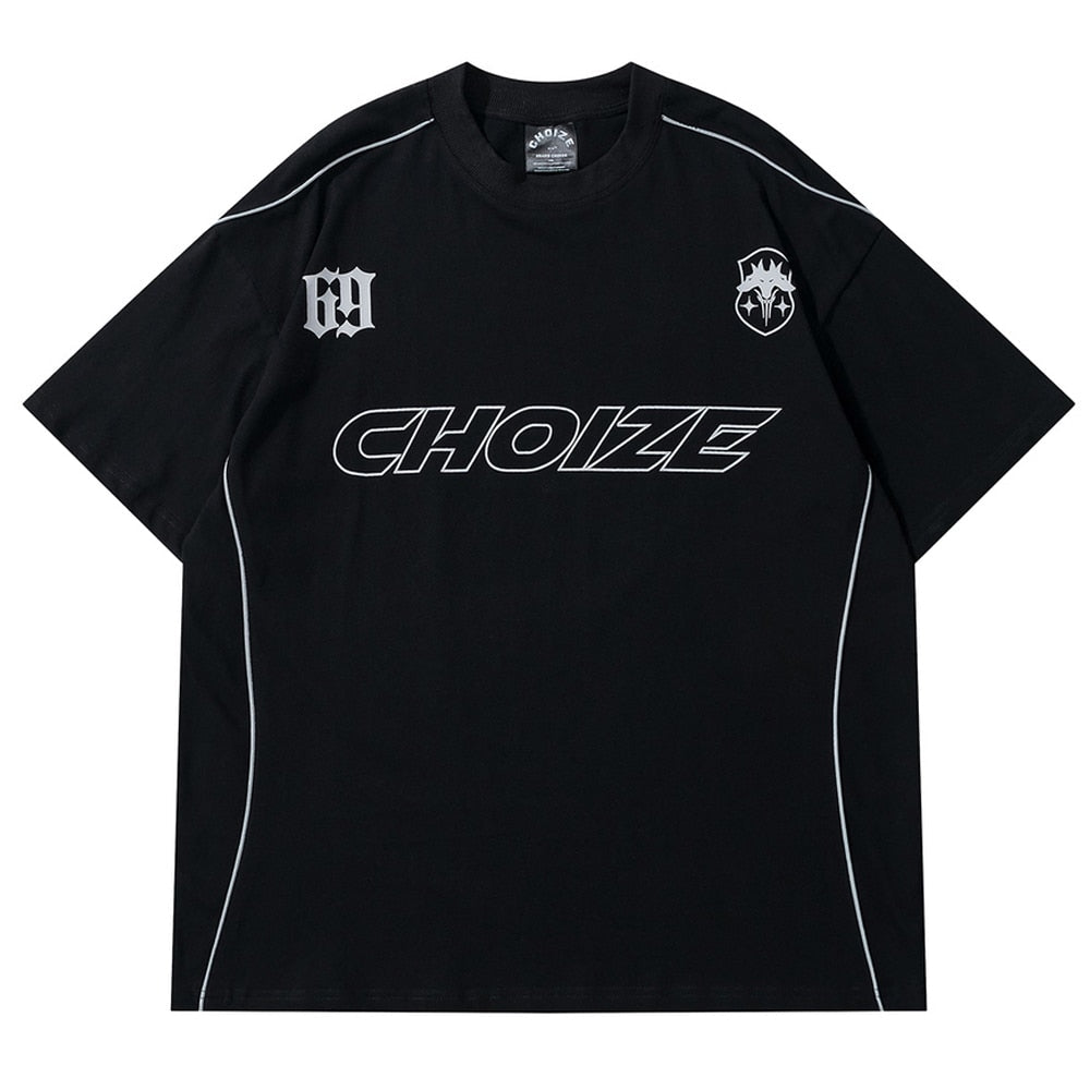 CHOIZE Sports Jersey Style T-Shirt-streetwear-techwear