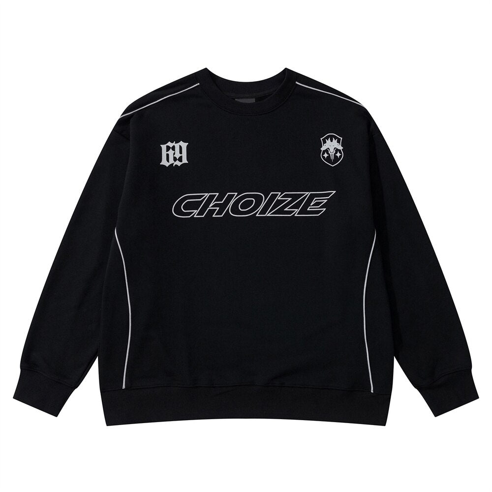 CHOIZE Sports Jersey Sweatshirt-streetwear-techwear