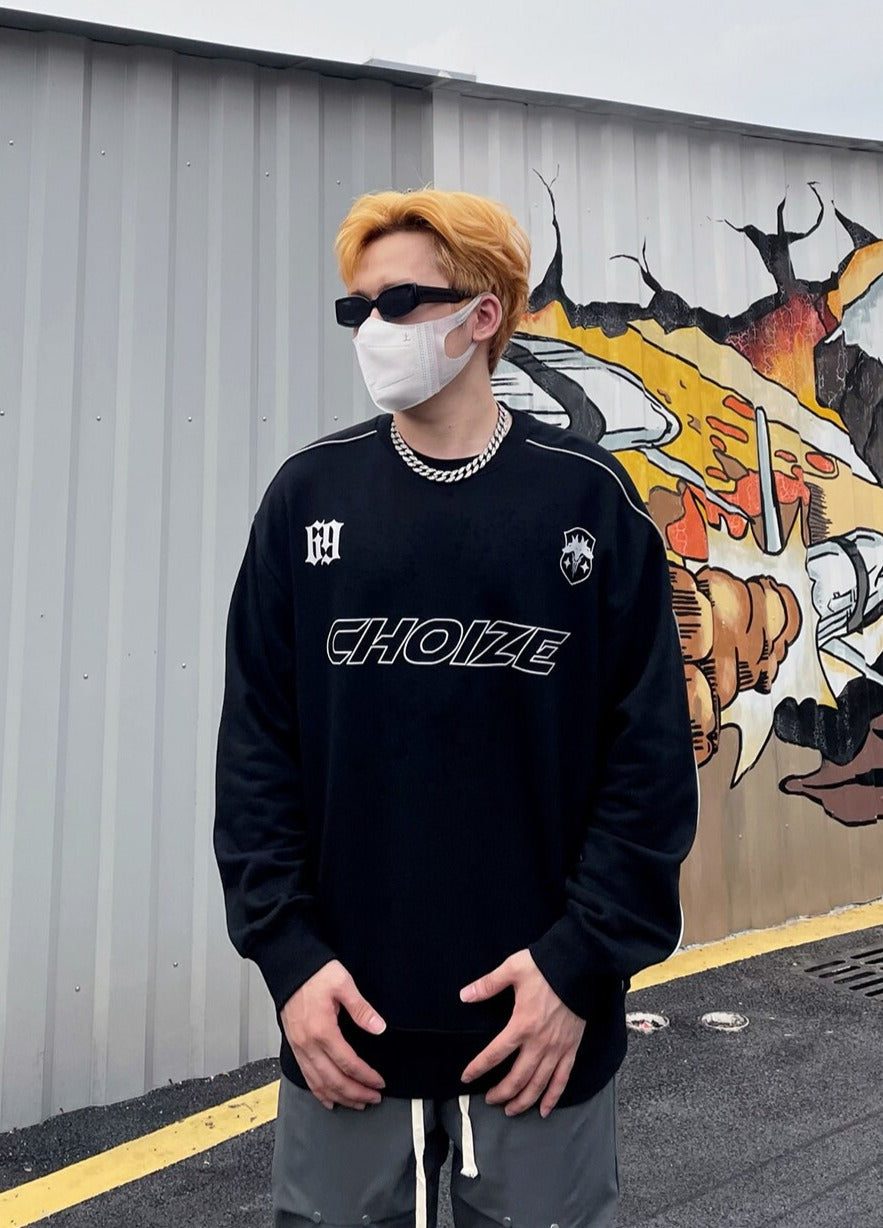 CHOIZE Sports Jersey Sweatshirt-streetwear-techwear