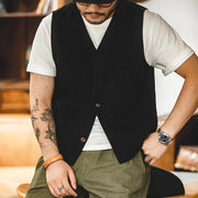 Canvas Workwear Vest-streetwear-techwear