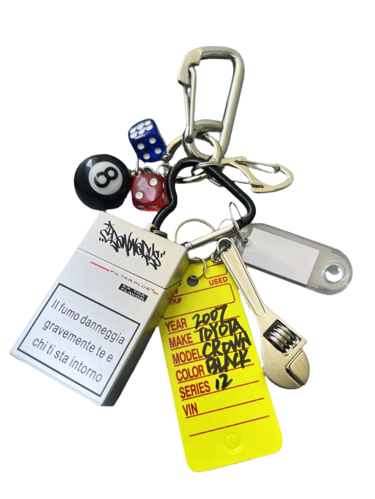 Carabiner Keychain Set-streetwear-techwear