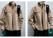 Garment Dyed Cargo Overshirt-streetwear-techwear